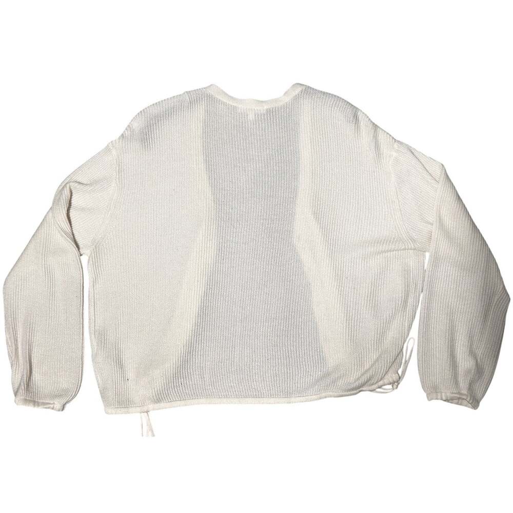Splendid White Ribbed Cardigan - Picture 2 of 6